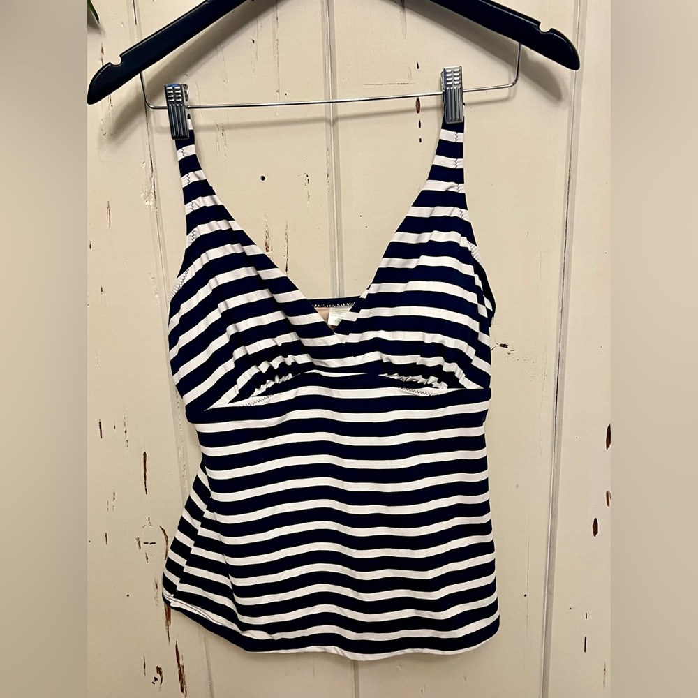 3 Piece Garnet Hill Navy and White Striped Swim Set ⚓️